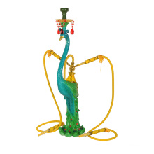 Wholesale lounge furniture  glass hookah peacock chicha charcoal  shisha hookah